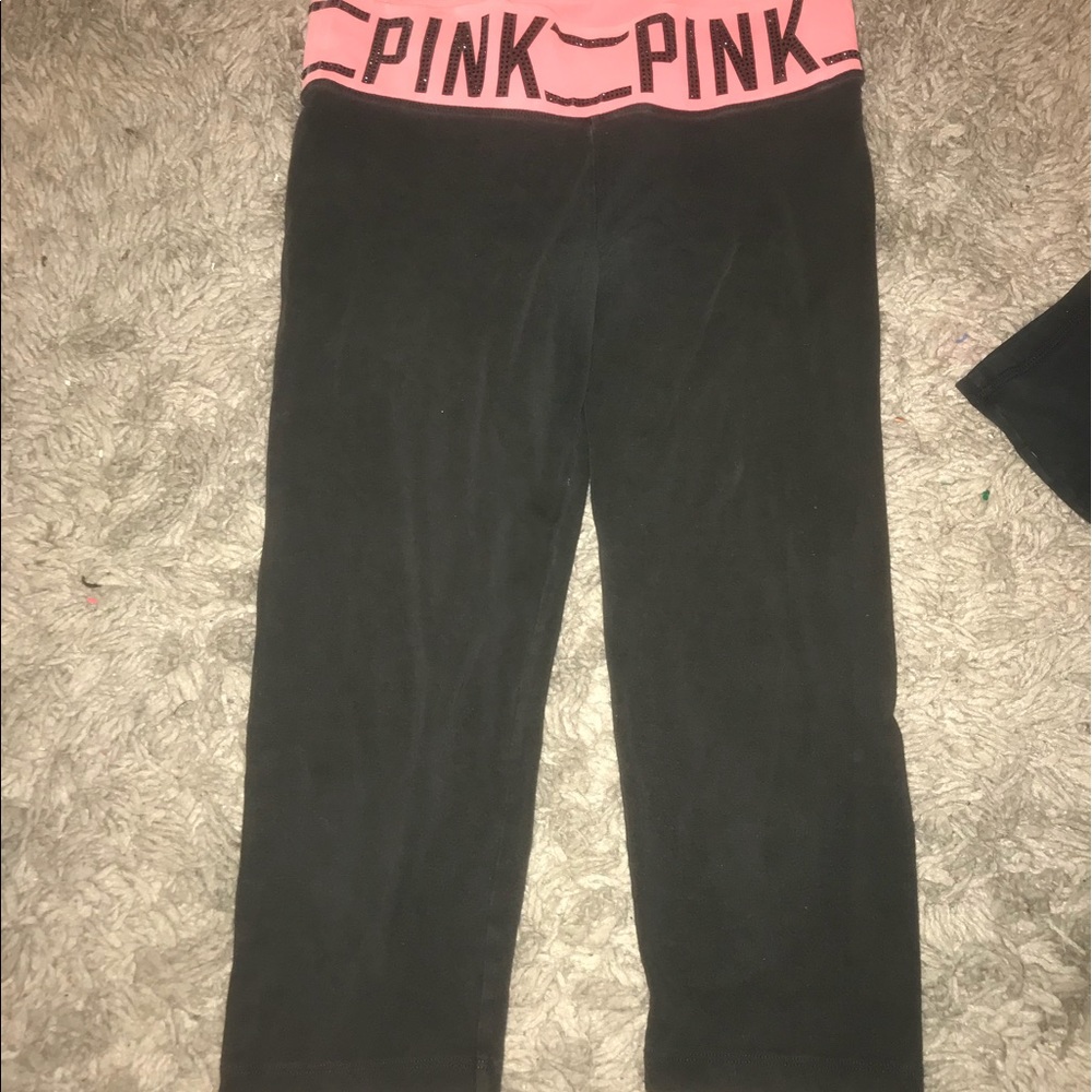 Vs Pink Cropped Leggings
